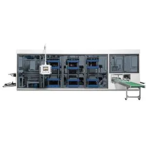 Víceotáčkový termoformovací stroj